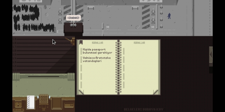 Papers, Please %100 Türkçe Yama