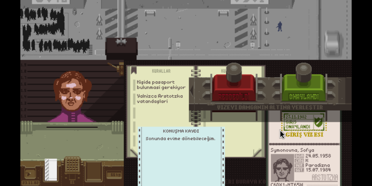 Papers, Please %100 Türkçe Yama
