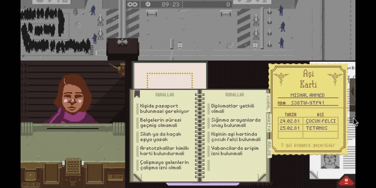 Papers, Please %100 Türkçe Yama